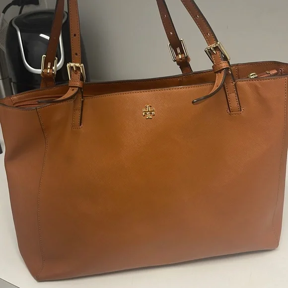 Tory Burch | Bags | Tory Burch Tan Open Top Bag | Poshmark